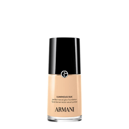 Armani Luminous Silk Foundation 30ml, black glass bottle with black pump dispenser