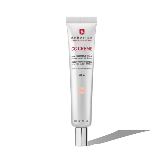 Erborian CC Cream Clair travel-size tube, 15ml tinted moisturiser SPF25