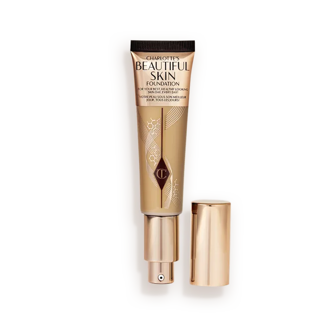 Charlotte Tilbury Charlotte's Beautiful Skin Foundation - 8 Warm – Hydrating foundation in a sleek tube offering a luminous warm-toned coverage.