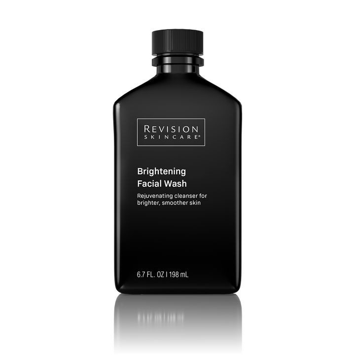 Revision Brightening Facial Wash 198ml by Revision Skincare — genuine product, minor packaging flaw, unused formula.
