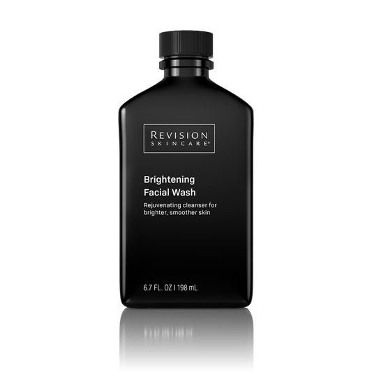Revision Brightening Facial Wash 198ml by Revision Skincare — genuine product, minor packaging flaw, unused formula.