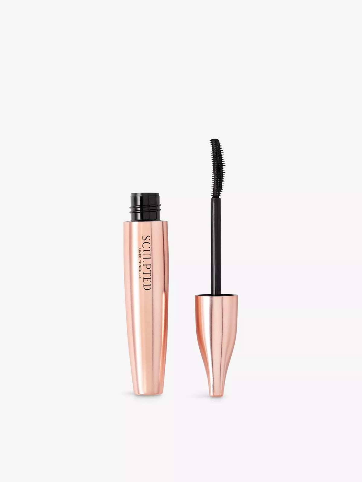 Sculpted By Aimee My Mascara Ultra-Black 6.2ml, black tube mascara with gold cap and Sculpted By Aimee branding