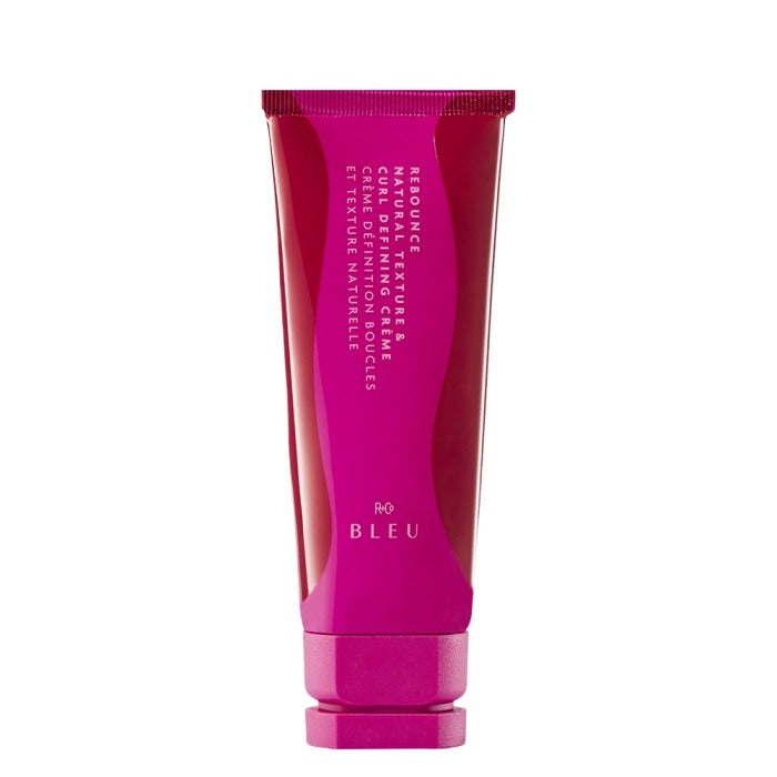 R+Co Rebounce Natural Texture & Curl Defining Cream 184ml by R+Co — genuine product, minor packaging flaw, unused formula.