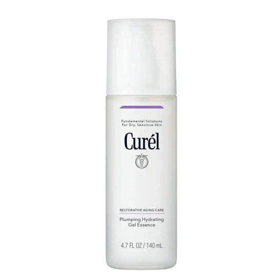 Curél Plumping Hydrating Gel Essence bottle, 140ml for dry sensitive skin