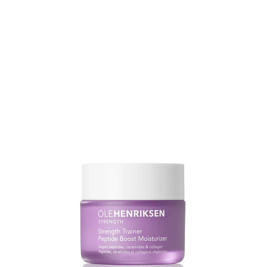 Ole Henriksen Strength Trainer Peptide Boost moisturiser jar, 50ml peptide-rich cream