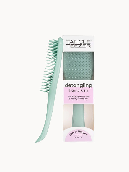 Tangle Teezer Ultimate Detangler Fine and Fragile Brush Marine Teal, full-size teal detangling brush