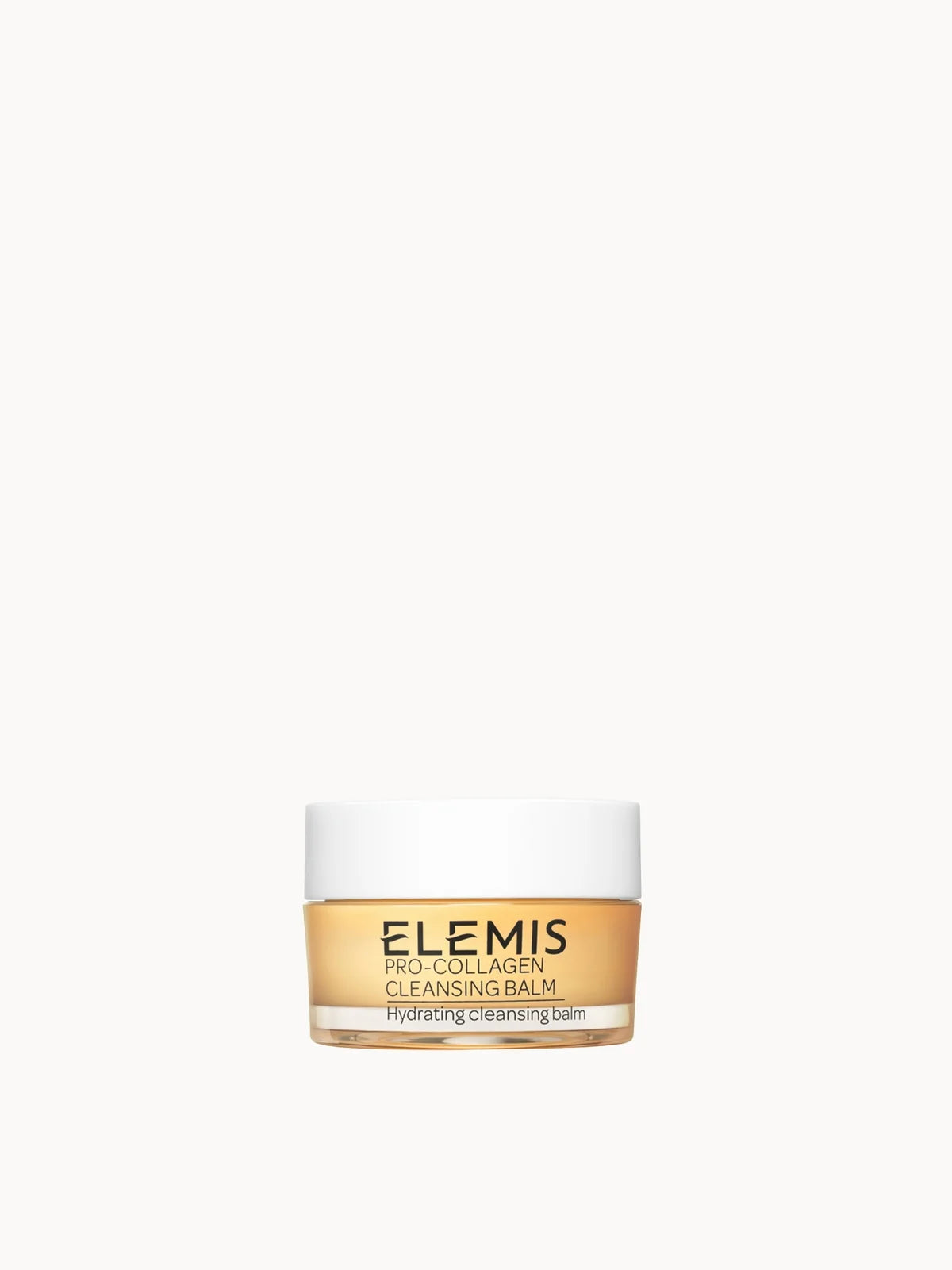 Elemis Pro - Collagen Cleansing Balm 20g, small jar of cleansing balm with branded lid