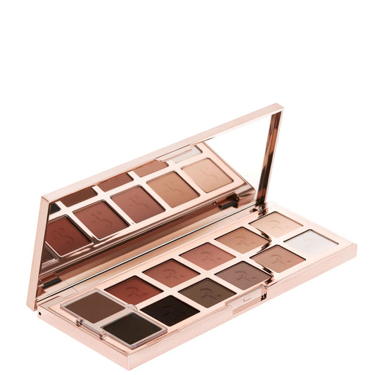 PATRICK TA Major Dimension III Matte Eyeshadow Palette featuring nude tones for versatile, everyday eye makeup looks