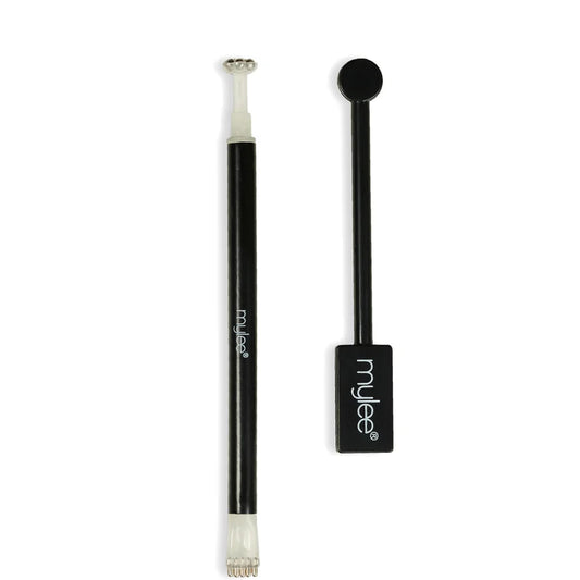 Mylee Magnet Duo for Cat Eye Gel Nail Polish compact pair of slim metallic nail magnets sealed in a clear plastic sleeve
