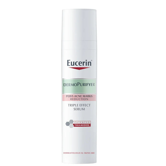 Eucerin DermoPurifyer serum bottle, 40ml anti-blemish skincare