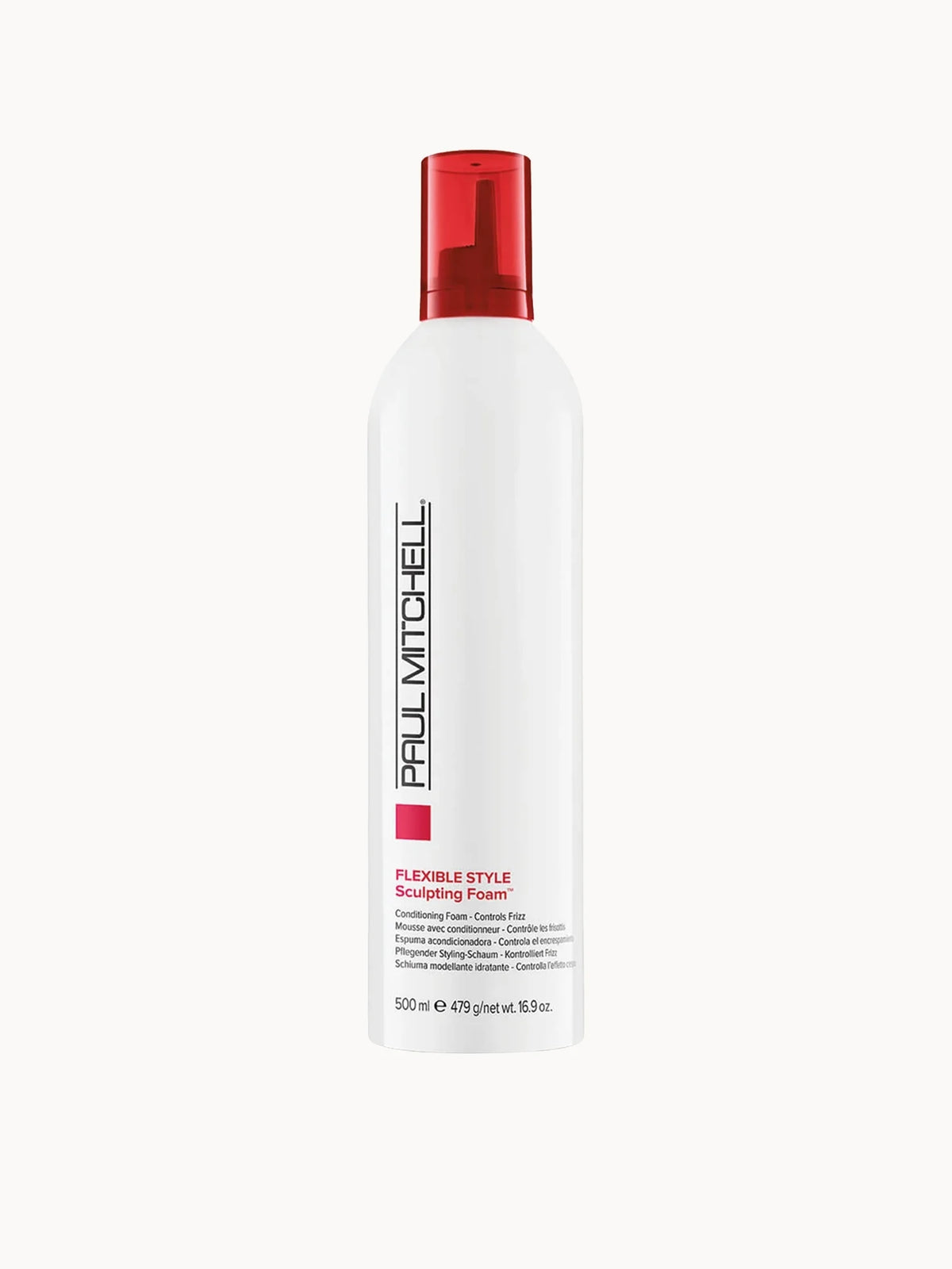 Paul Mitchell Sculpting Foam 500ml, white aerosol can with black cap