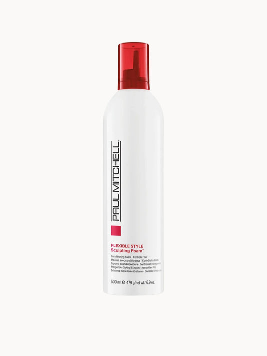 Paul Mitchell Sculpting Foam 500ml, white aerosol can with black cap