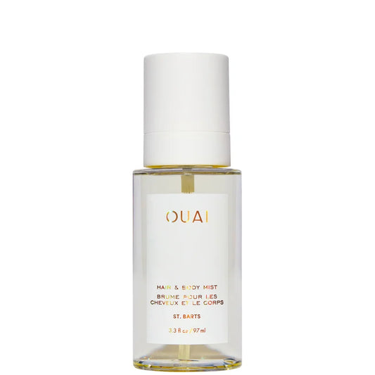 OUAI St. Barts Hair & Body Mist 97ml clear spray bottle with OUAI St. Barts label