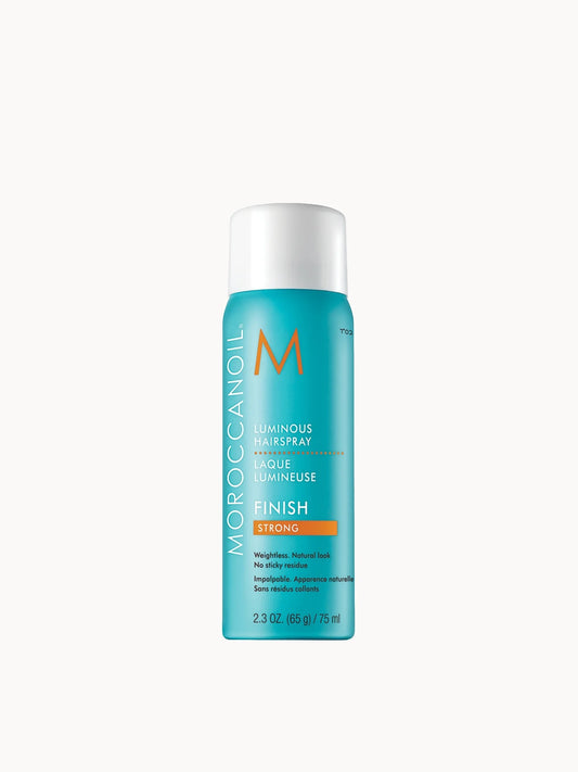 Moroccanoil Luminous Hairspray Strong 75ml, aerosol hairspray can