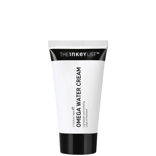 The INKEY List Omega Water Cream Moisturizer 50ml jar, lightweight water-gel face cream