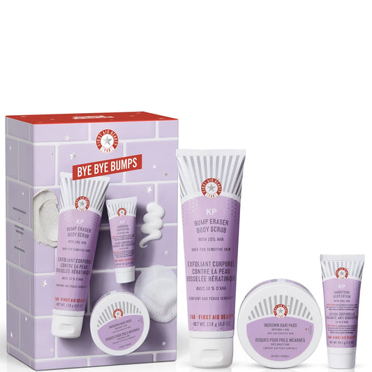 First Aid Beauty body care kit for smoothing and clearing skin texture