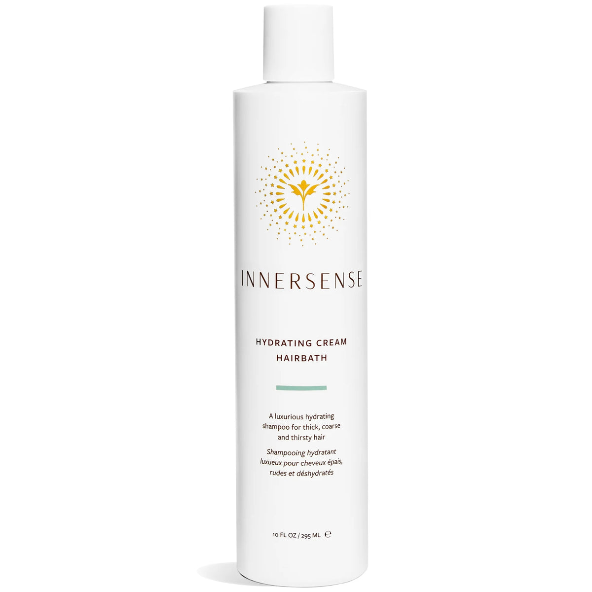 Innersense Hydrating Cream Hairbath 295ml, cream-coloured pump bottle with minimal label