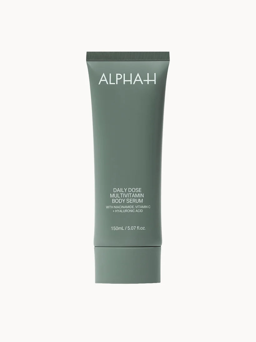 Alpha-H Daily Dose Multivitamin Body Serum 150ml white plastic tube with a dark screw cap