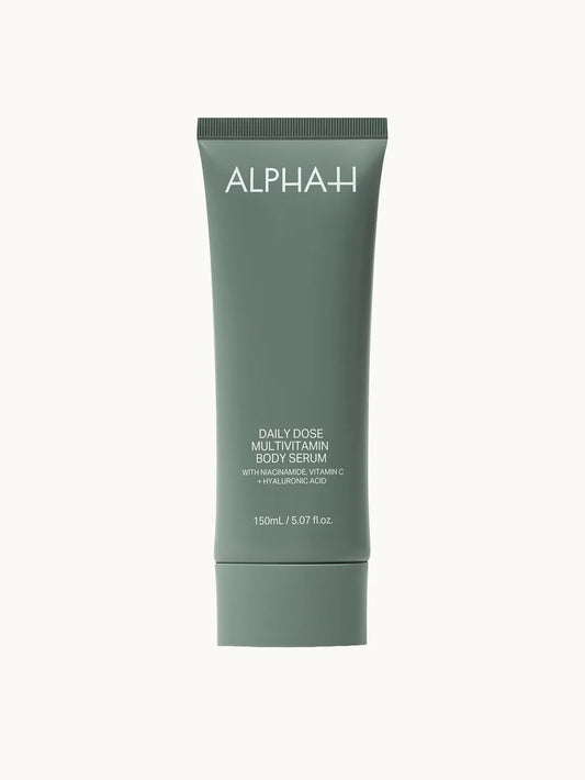 Alpha-H Daily Dose Multivitamin Body Serum 150ml white plastic tube with a dark screw cap