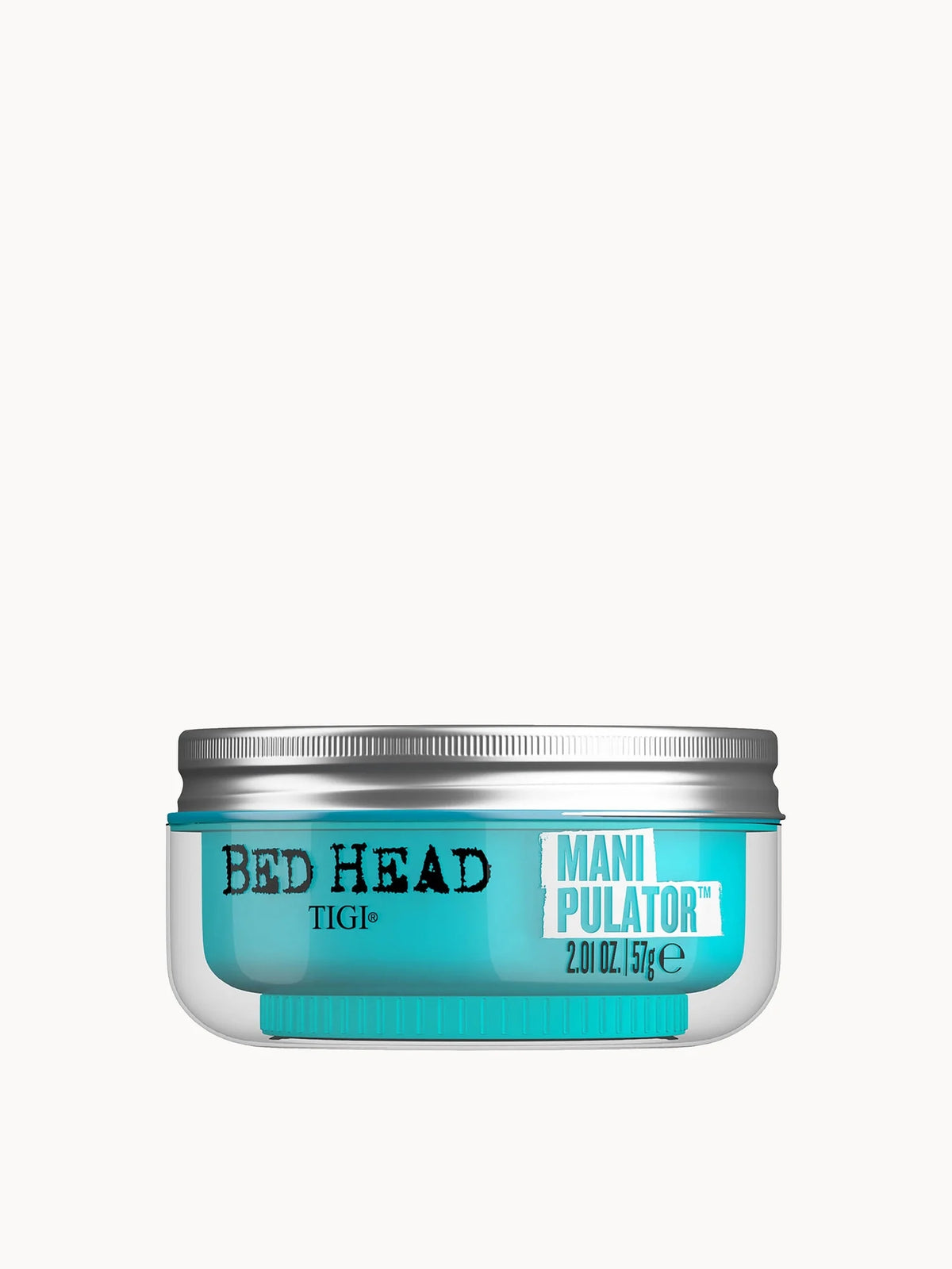 TIGI Bed Head Manipulator Paste 56.7g, black tub with orange lid and bold graphic label