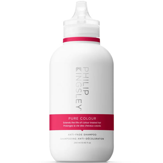Philip Kingsley Shampoo Pure Colour Anti-Fade 250ml white bottle with flip cap and simple label design