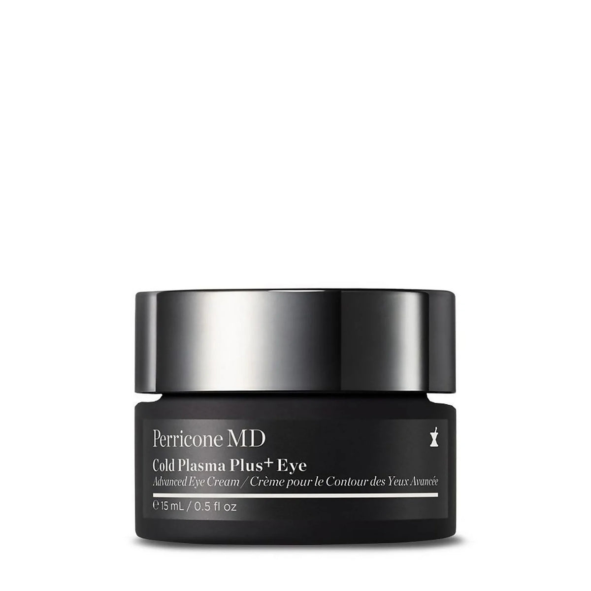 Perricone MD Cold Plasma Plus+ Advanced Eye Cream 15ml, small round jar of eye cream with lid