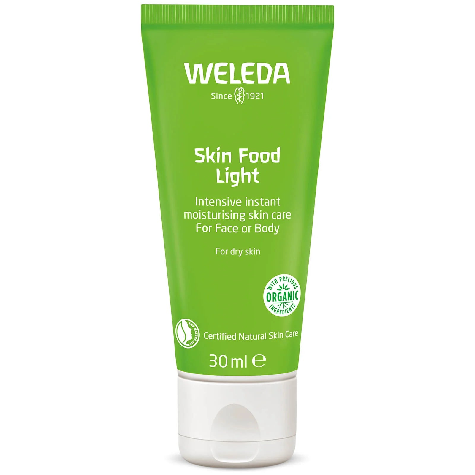 Weleda Skin Food Light 30ml tube, lightweight herbal moisturiser