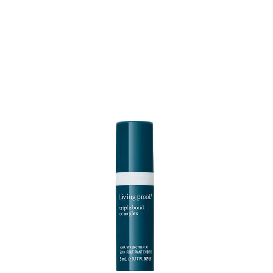 Living Proof Triple Bond Complex 5ml small metallic hair repair treatment tube