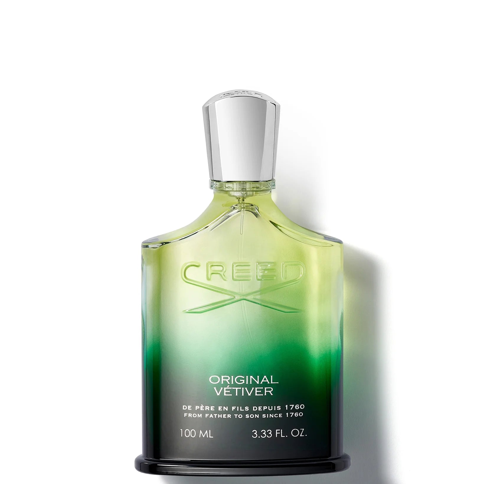 Creed Original Vetiver perfume bottle, 100ml, fresh scent