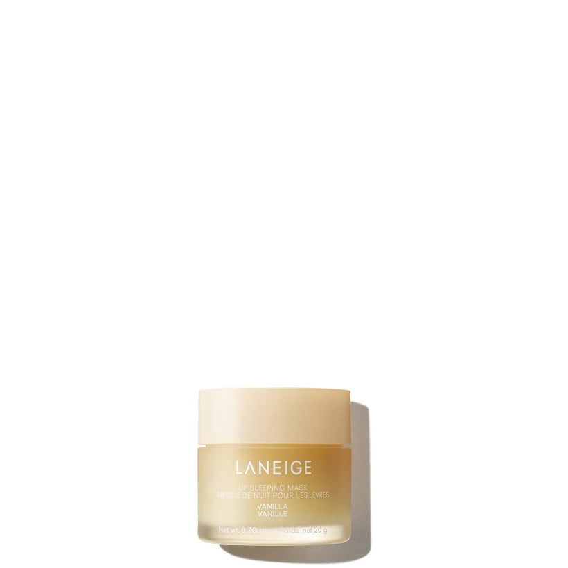 Laneige Lip Sleeping Mask Vanilla 20g, cream jar with gold lid