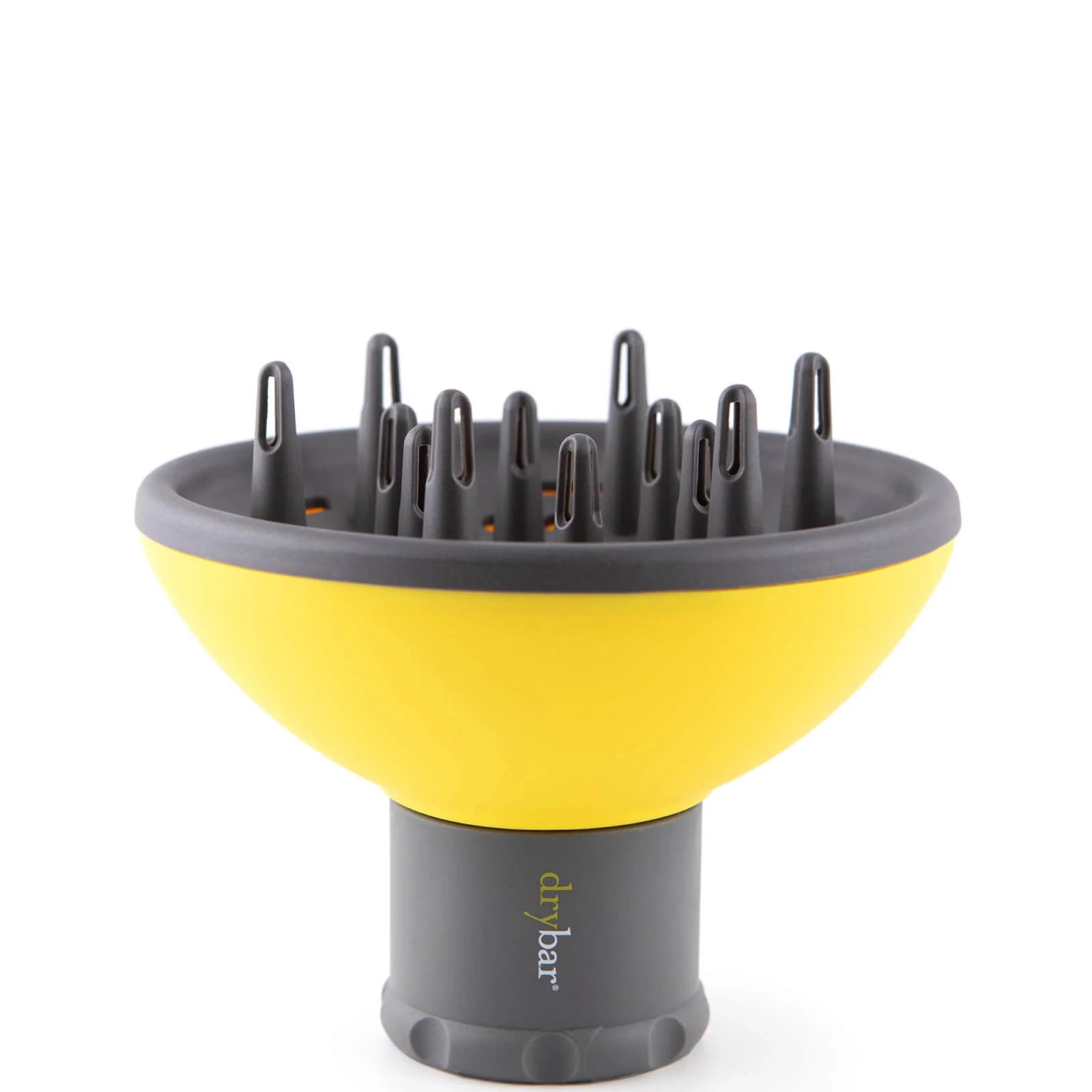 Drybar The Bouncer universal hair diffuser in grey and yellow finish