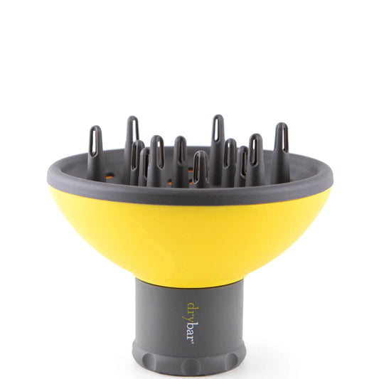 Drybar The Bouncer universal hair diffuser in grey and yellow finish