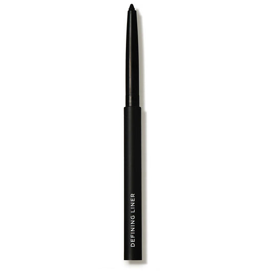 RevitaLash Defining Eyeliner - Black, slim black pencil eyeliner with matching cap and silver RevitaLash branding