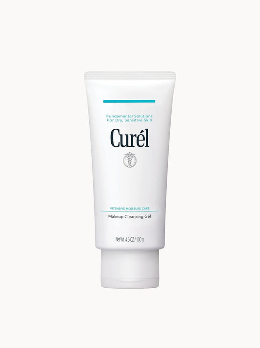 Curél Makeup Cleansing Gel for Dry, Sensitive Skin 130ml, cleansing gel container