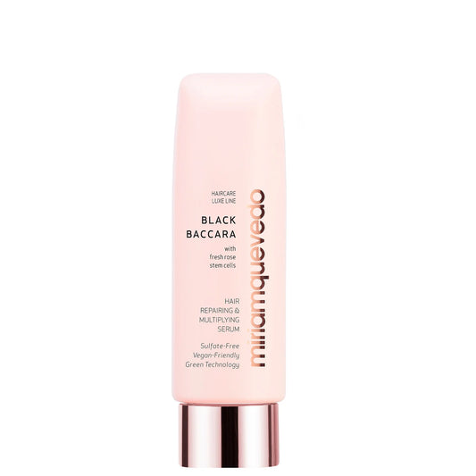 Miriam Quevedo Black Baccara Hair Repairing and Multiplying Serum 100ml by Miriam Quevedo — genuine product, minor packaging flaw, unused formula.