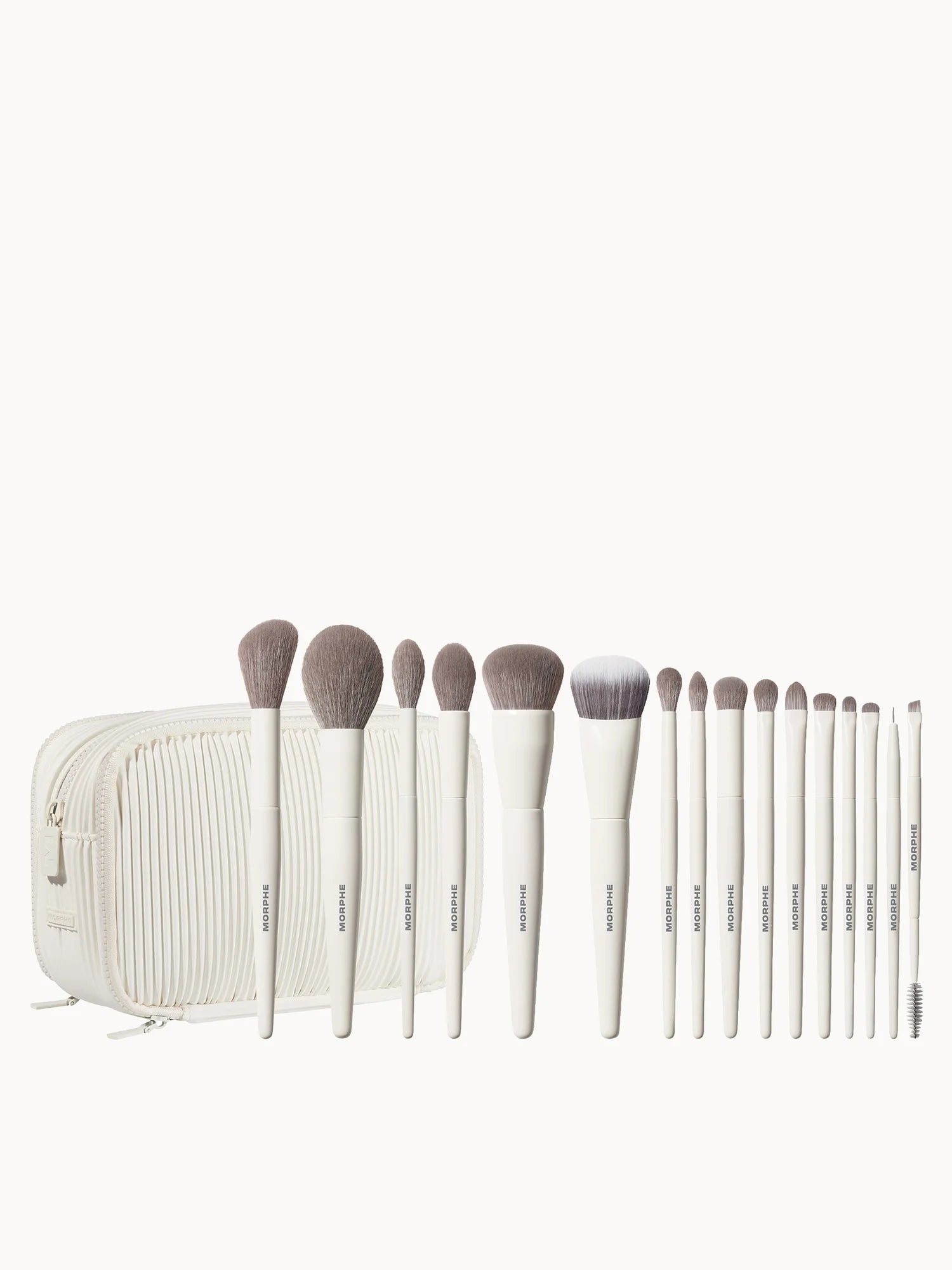 Morphe Ready Set Pro 16 piece face and eye brush set in carry case