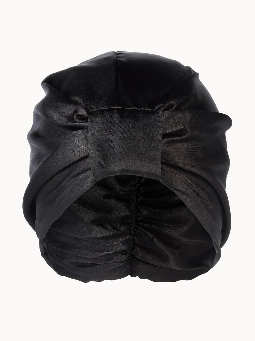 Grow Gorgeous Satin Bonnet adjustable satin-lined hair bonnet in deep burgundy