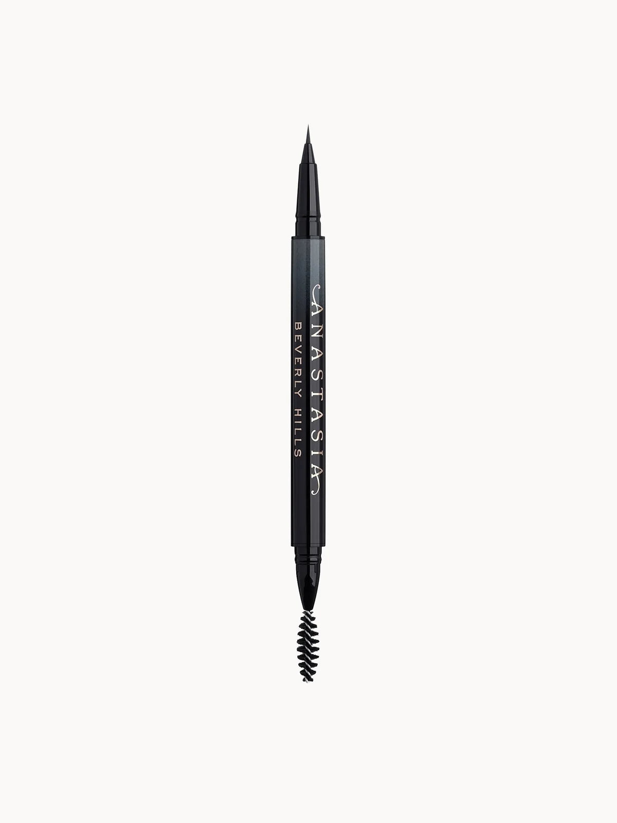 Anastasia Beverly Hills Microstroke Brow Pen - Medium Brown, slim dual-ended brow pen with spoolie