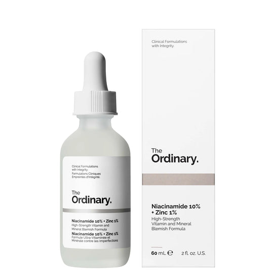Supersize Ordinary Niacinamide serum in 60ml bottle for extended skincare use