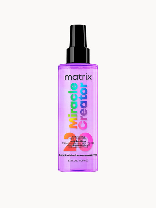 Matrix Miracle Creator 20 Multi-Tasking Treatment Spray 45ml in a white bottle.
