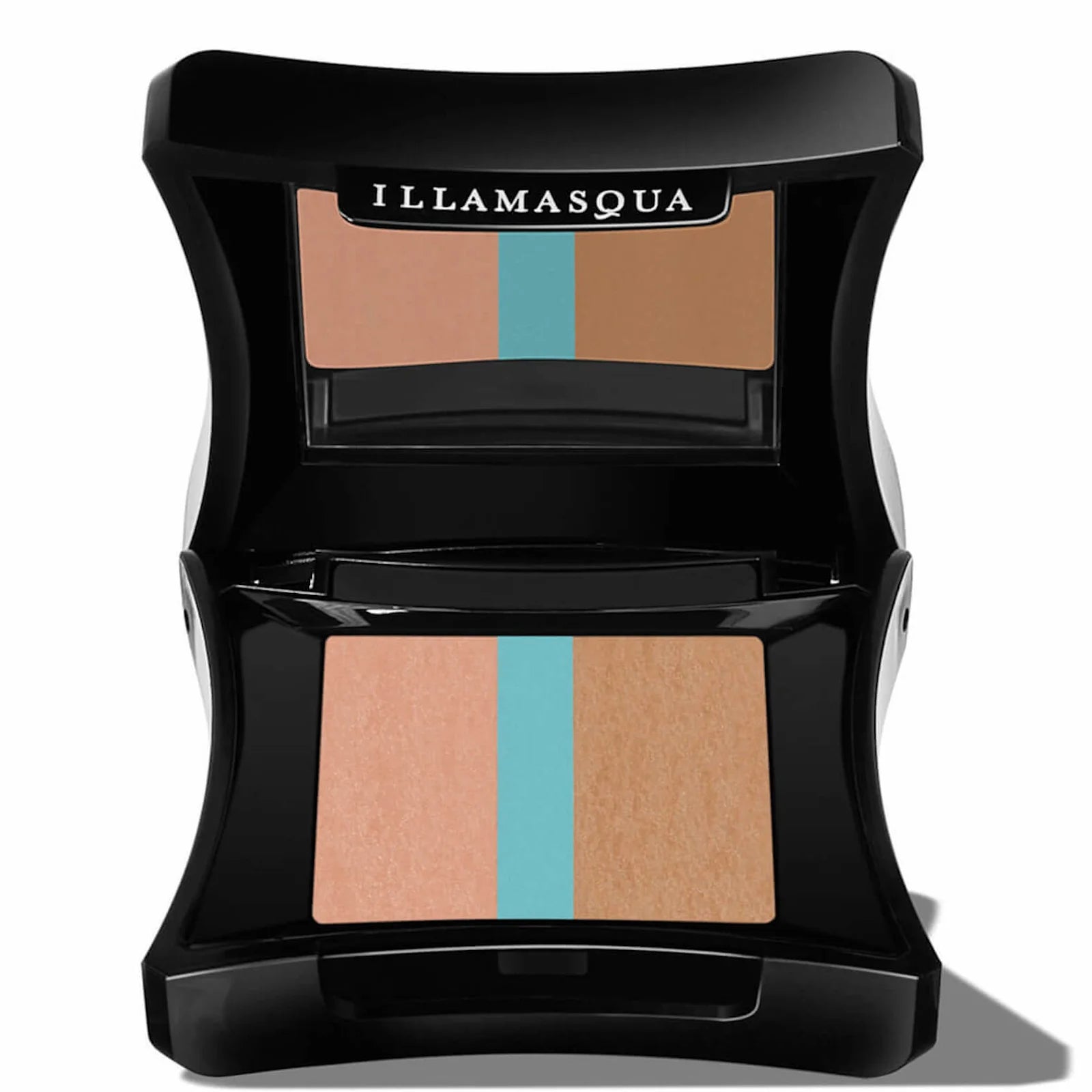 Illamasqua Colour Correcting Bronzer - Light – Multi-tone bronzer compact blending warmth and correction for fair complexions.