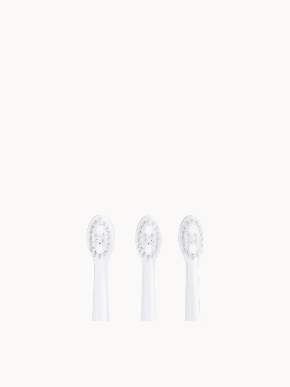 Spotlight Oral Care Sonic Replacement Heads, pack of three grey sonic toothbrush replacement heads
