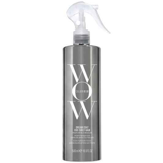 Curl-enhancing hair spray bottle formulated to define curls, reduce frizz and add shine with humidity resistance