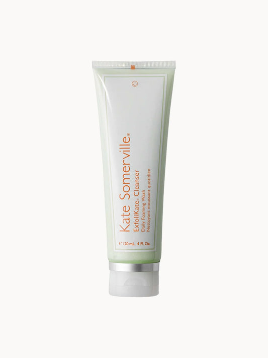 Kate Somerville ExfoliKate Cleanser Daily Foaming Wash 120ml, foaming cleanser in a bottle with Kate Somerville branding