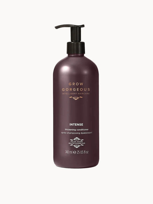 Grow Gorgeous Intense Thickening Conditioner supersize large pink bottle with pump dispenser