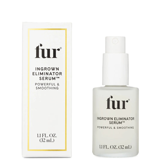 Fur Ingrown Eliminator Serum 32ml with willow bark and aloe to prevent ingrown hairs and soothe skin