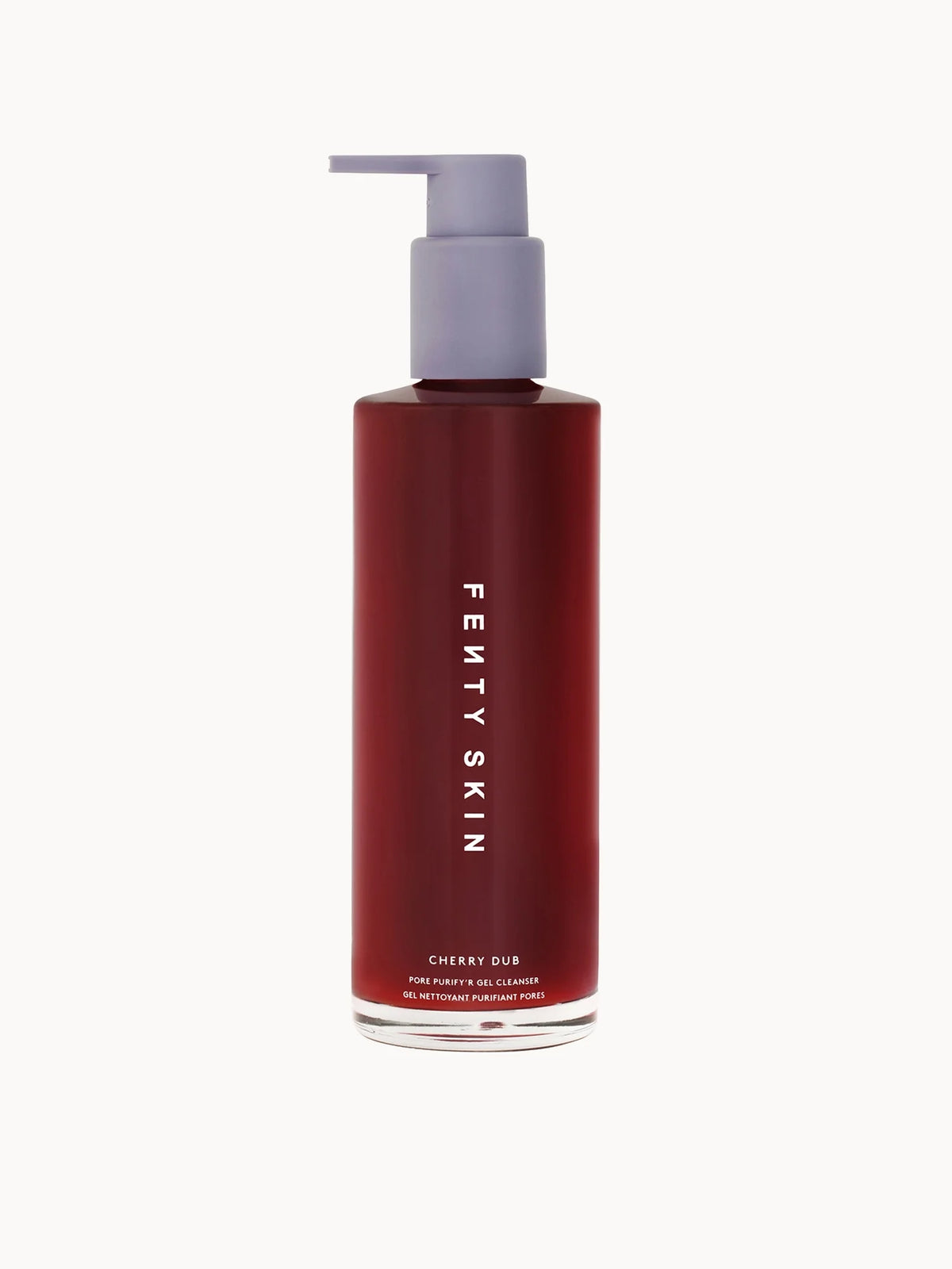 Fenty Skin Cherry Dub Pore Purify'r Gel Cleanser 190ml, pump bottle of gel cleanser