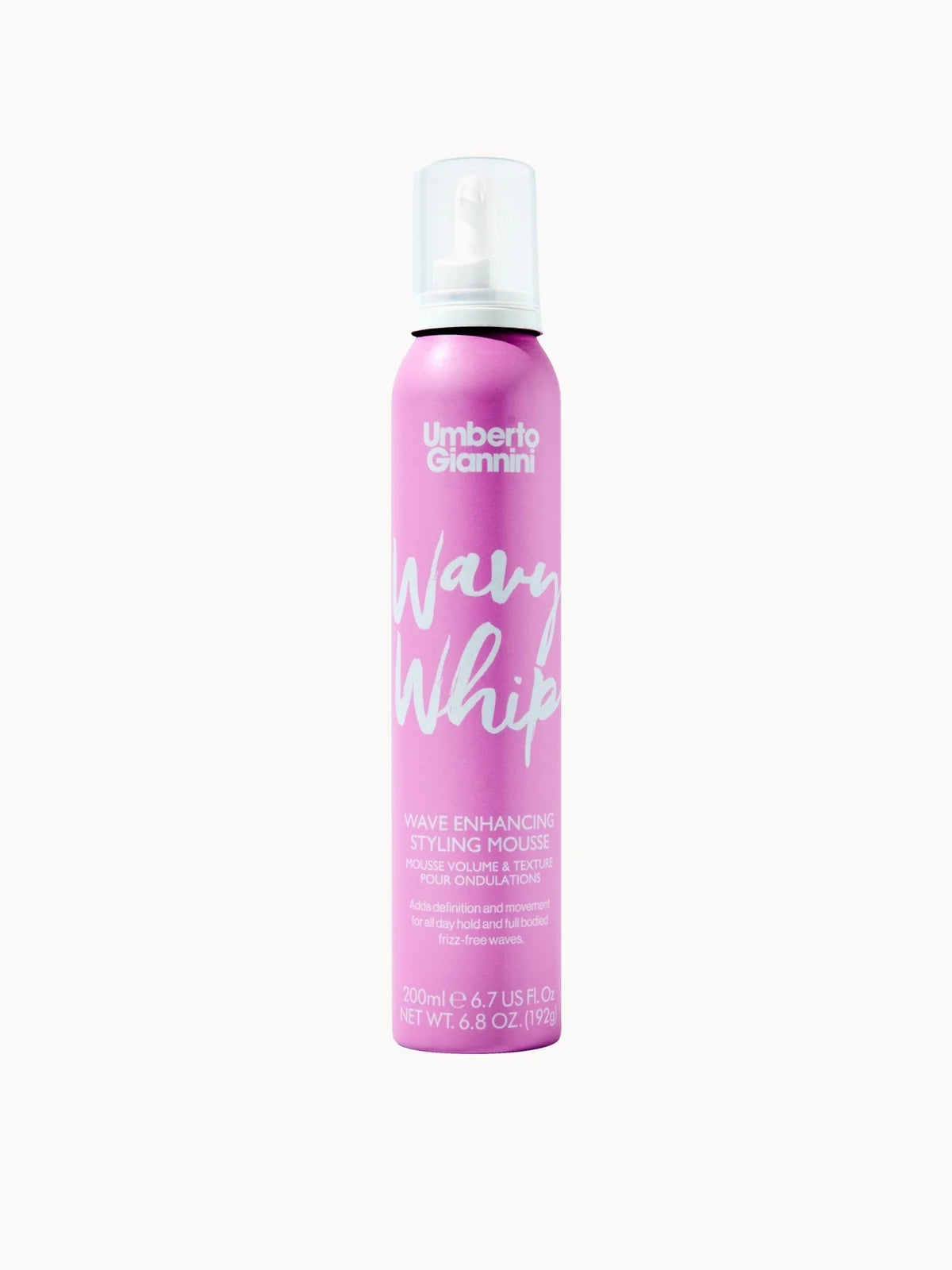 Umberto Giannini Wavy Whip Style Control Mousse 200ml, 200ml mousse bottle