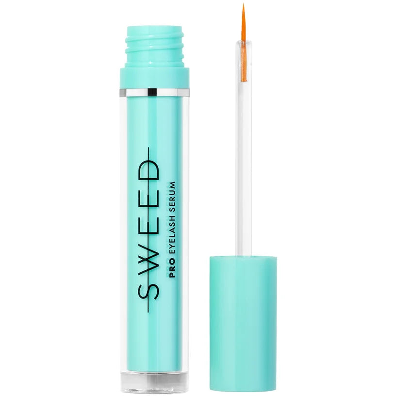 Sweed Lash Serum 5ml slim white eyelash serum tube with gold cap and Sweed branding