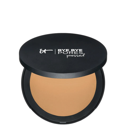 IT Cosmetics Bye Bye Pores pressed translucent powder in Tan Rich